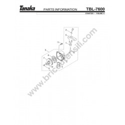 Ricambi Tanaka per Soffiatore TBL-7600R