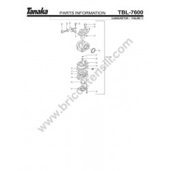Ricambi Tanaka per Soffiatore TBL-7600R