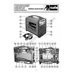 Ricambi Telwin per Saldatrice Inverpulse 420 MIG-TIG-MMA