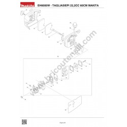 Makita Spare Parts for Trimmer EH6000W