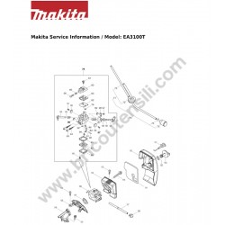 Makita Spare Parts for Brusch Cutter EA3100T
