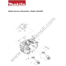 Makita Spare Parts for Brusch Cutter EA3100T