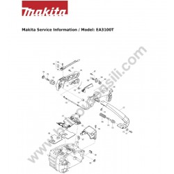 Makita Spare Parts for Brusch Cutter EA3100T