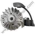 Flywheel + Ignition Coil for Brushcutter Hitachi CG40EAS