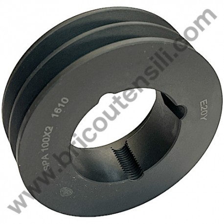 Pulley Kit D100-2A-28 BUSH 1610 for Air Compressors ABAC - BALMA