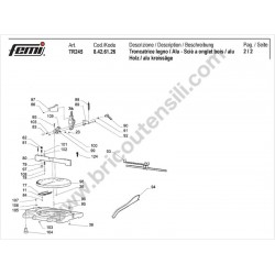 Femi Spare Parts for Mitre Saw for Wood TR 245-8426126