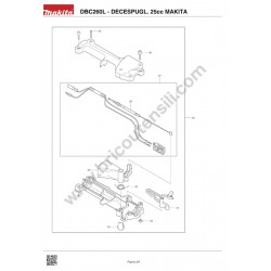 Makita Spare Parts for Petrol Brushcutter DBC260L