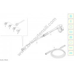 Michelin Spares for Pressure Cleaner MPX 200 THO - Diagram