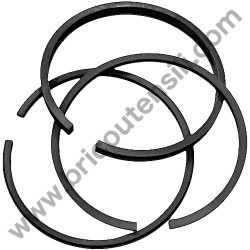 Conrod Piston Kit HP for Pump Unit ABAC B4900 - NS29 - Piston Rings