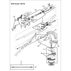 Ricambi Valex per Levigatrice per Muro LM710