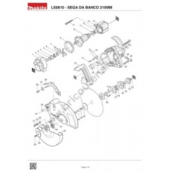 Ricambi Makita per Sega da Banco LS0810