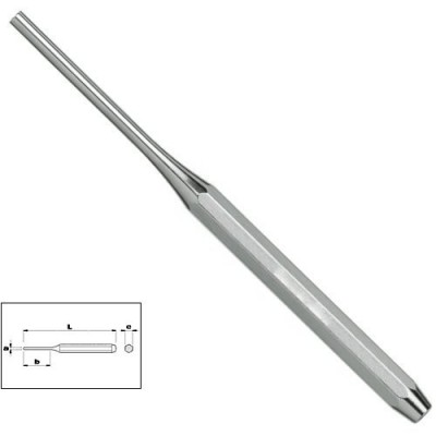 Steel pin punches 5x165