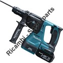 Makita Spares for Cordless Combination Hammer DHR243