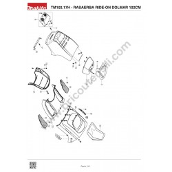 Ricambi Dolmar per il Trattorino TM102.17H - Esploso