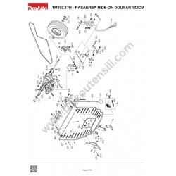 Ricambi Dolmar per il Trattorino TM102.17H - Esploso 2