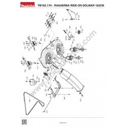 Ricambi Dolmar per il Trattorino TM102.17H - Esploso 4