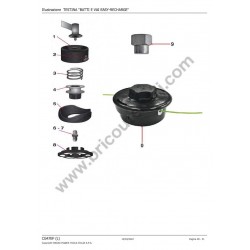 Hitachi Spare Parts for Engine Brush Cutter CG47EF(L)