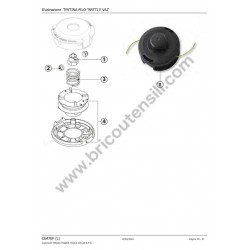 Hitachi Spare Parts for Engine Brush Cutter CG47EF(L)