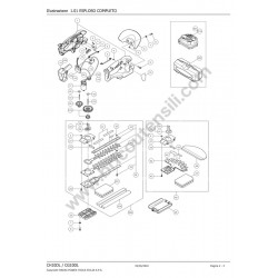 Ricambi Hitachi per la Cesoia a Batteria CH10DL - Esploso
