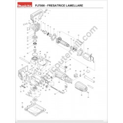 Ricambi Makita per Fresatrice Lamellare PJ7000