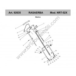 Ama Spare Parts for Lawnmower NRT-52X - Diagram