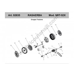 Ama Spare Parts for Lawnmower NRT-52X - Diagram - 2