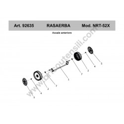 Ama Spare Parts for Lawnmower NRT-52X - Diagram - 3