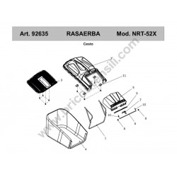 Ama Spare Parts for Lawnmower NRT-52X - Diagram - 4