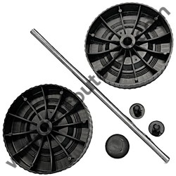 Wheels Kit for Air Compressor ABAC POLE POSITION L20 - 1