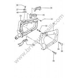 Tanaka Spare Parts for Hedge Trimmer THT-2520 - 2520B - 6