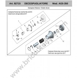 Ama Spare Parts for Brushcutter AG5 350 - Diagram - 1