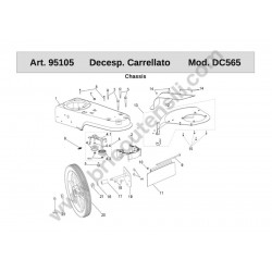 Ama Spare Parts for Whelled Brushcutter DC560 - Diagram 1