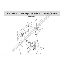 Ama Spare Parts for Whelled Brushcutter DC560 - Diagram 8