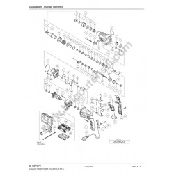 Hitachi Spare Parts for Rotary Hammer Drill DH28PCY2 - Diagram