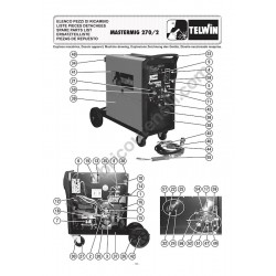 Ricambi Telwin per Saldatrice Mastermig 270/2 - 821065