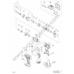 Ricambi Hitachi per Avvitatore ad Impulso WH10DFL