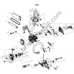 Ricambi Ama per Motosega AMX 45.18 - Esploso