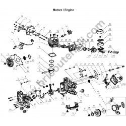 Ama Spare Parts for Chainsaw AMX 45.18 - Diagram - 1