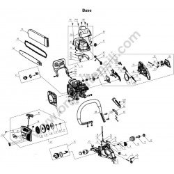 Ama Spare Parts for Chainsaw AMX 50.20 - Diagram