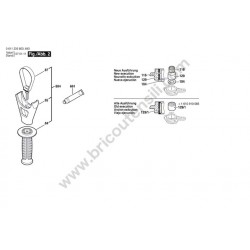 Bosch Spare Parts for Rotary Hammer GBH 7-45 DE - Diagram - 1