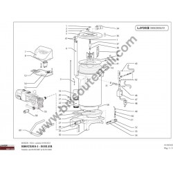 Lavor Original Parts for Pressure Cleaner FUEGO 1007 - 8.052.0818 - Diagram