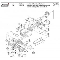 Femi Spare Parts for Mitre Saw 842-8420024