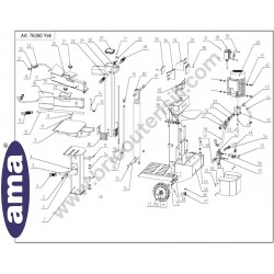 Ricambi Ama per Spaccalegna Verticale Elettrico YETI