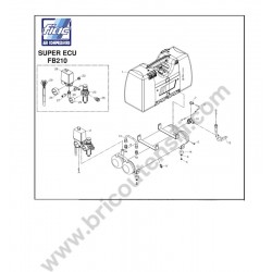 Ricambi Fiac per Compressore SUPER ECU FB210 - Esploso