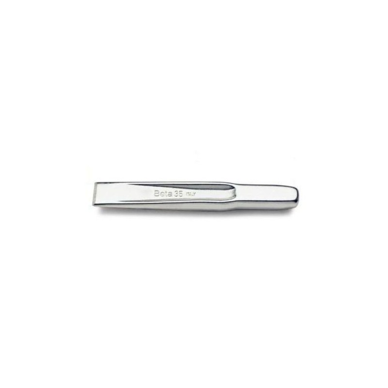 Beta Tools 35 Series Flat Chisel - 23mm Wide, Ribbed Type, High-Strength Heat-Treated Steel