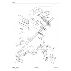 Ricambi Alpina per Motosega APR 25 - Esploso Carter