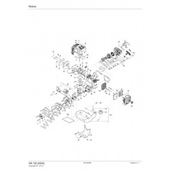 Castor Spare Parts for Brushcutter CB 132 (2020) - Diagram