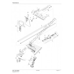 Castor Spare Parts for Brushcutter CB 132 (2020) - Diagram 1