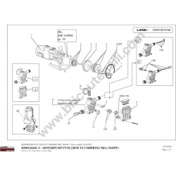 EINHELL Original Parts for Pressure Cleaner BT-HP 1900 - Drawing - 1