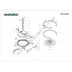 Ricambi Metabo per Levigatrice per Pareti LSV 5-225 - Esploso - 2